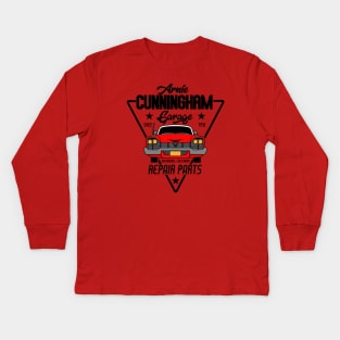 Arnie Cunningham Garage Kids Long Sleeve T-Shirt